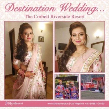 Destination Wedding Makeup in Palam