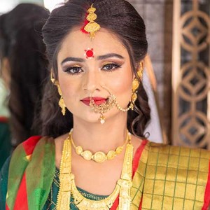 Bengali Bridal Makeup in Faridabad
