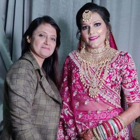 Bridal Makeup by Pooja Goel in Tihar Village