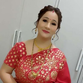 Minimal Wedding Makeup in Sarita Vihar