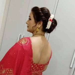 Minimal Wedding Makeup in Janakpuri